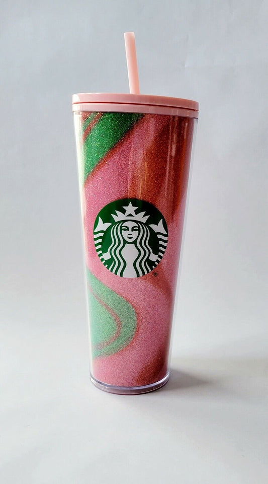 Vaso Starbucks de Lentejuelas Púrpura Iridiscente Navidad USA 2020